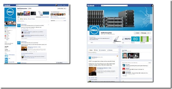 Dell enterprise facebook page