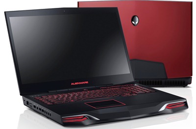 Two Dell Alienware M18x (R2) notebook computers