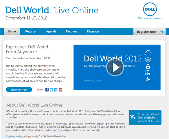 Dell World: Live Online