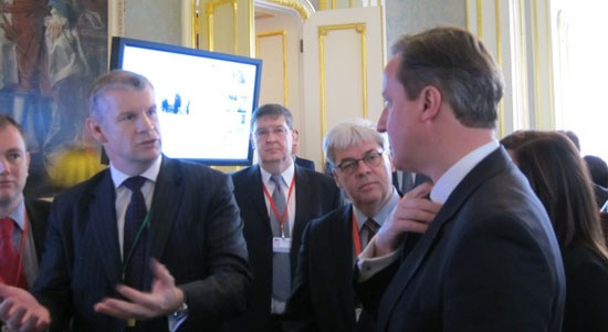 Tim Griffin of Dell UK meets with Prime Minister David Cameron