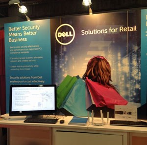 Dell's booth at NRF15