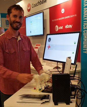 Couchbase used a Dell IoT gateway at IDF 2015