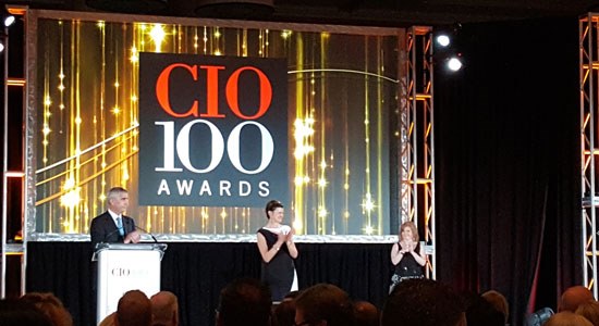 CIO 100 Awards stage