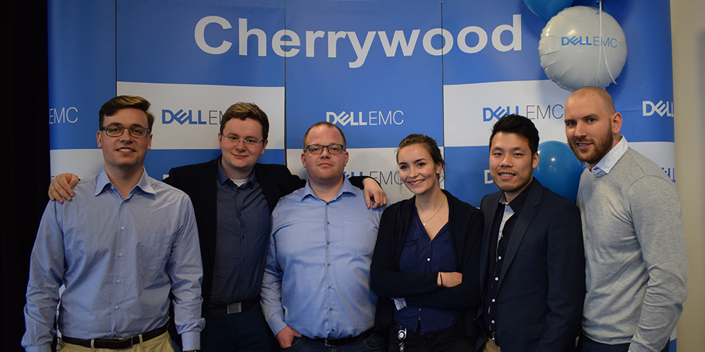 group of graduate trainees at Dell Cherrywood office